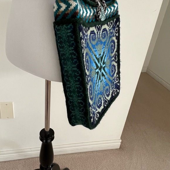 Gorgeous one of a kind knit wool cross body bag - Picture 5 of 6